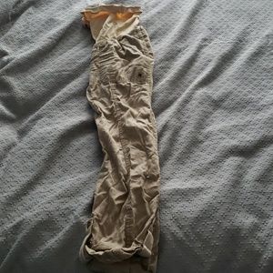 Cuffed Capri Maternity Khakis